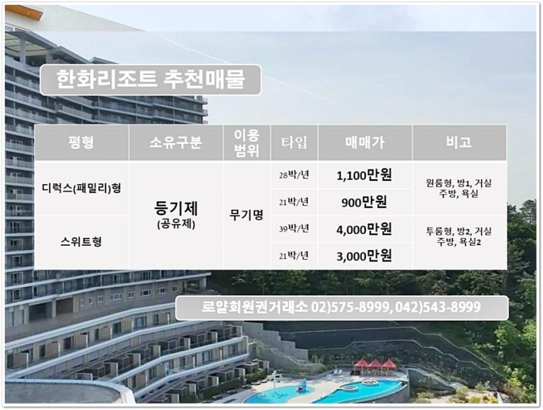 한화회원권거래소 이미지