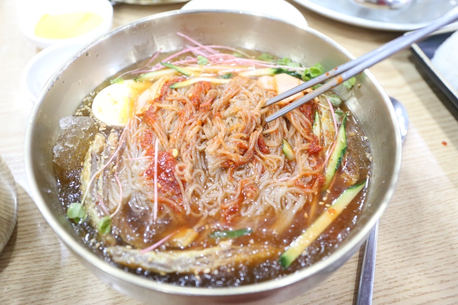 진주육전밀면 이미지