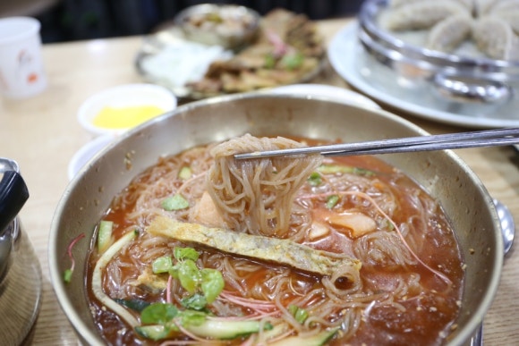 진주육전밀면 이미지