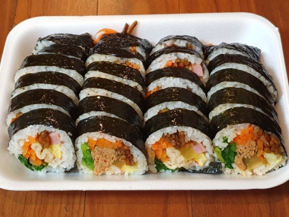 여기, 김밥 이미지