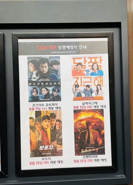 CGV 정관 4관 이미지