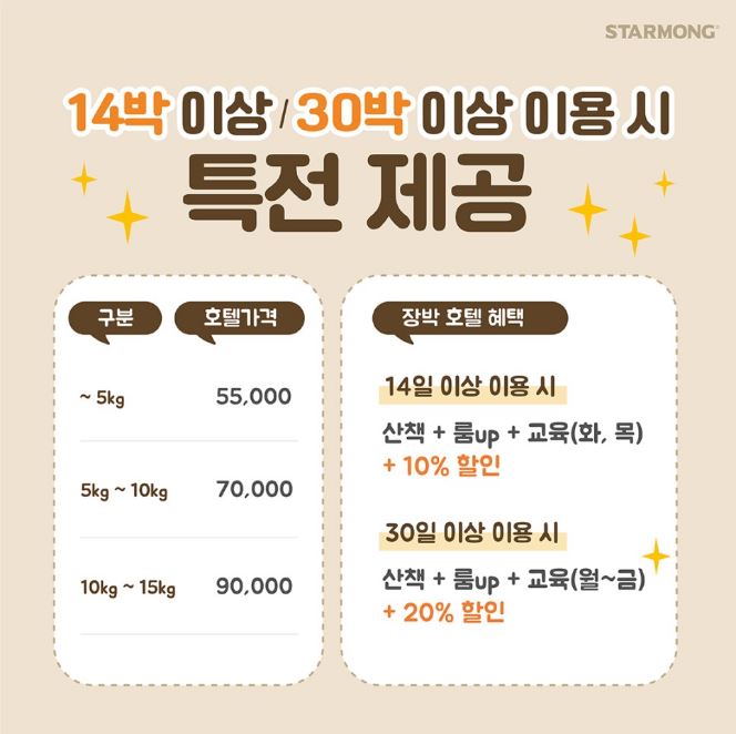 강남 애견호텔 스타몽, 3개월 장기 숙박 후기 — 사진 2