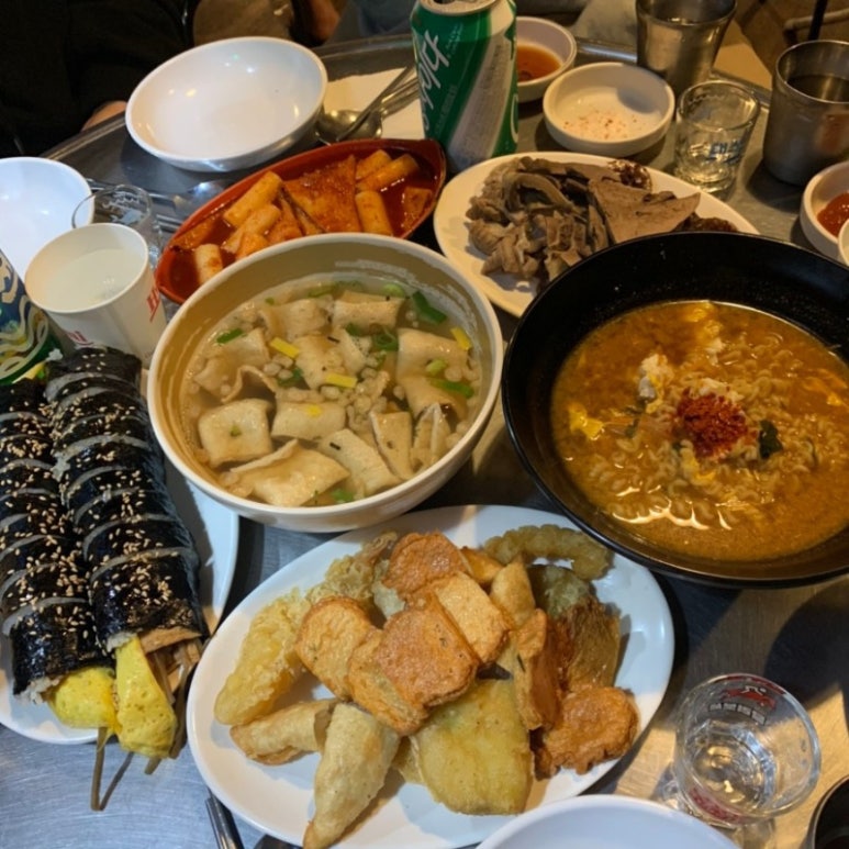 동그라미 분식 이미지