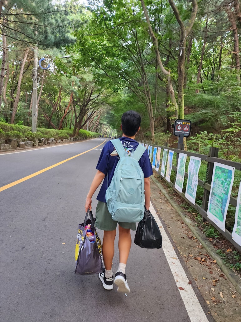 관악산 계곡 캠핑장 이미지