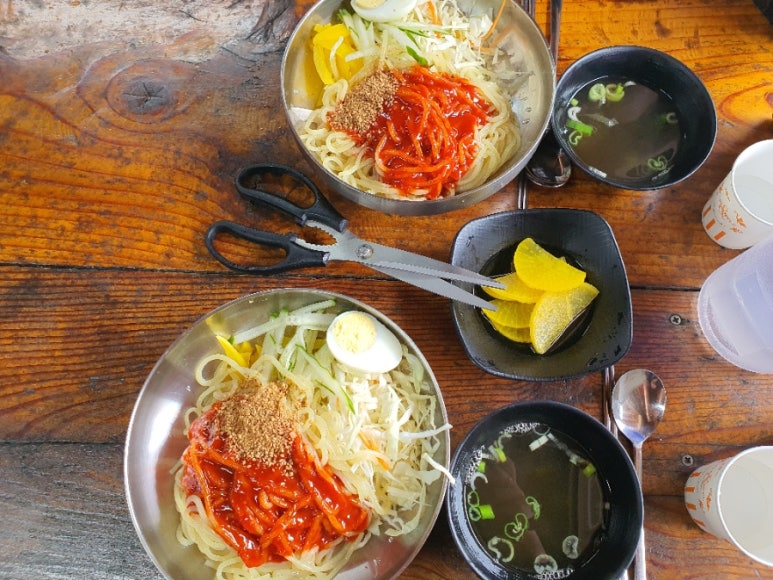 청다리쫄면 이미지