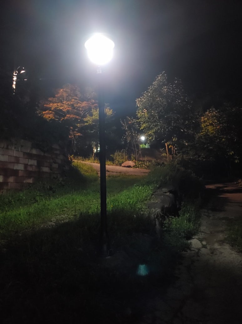 가로등 이미지