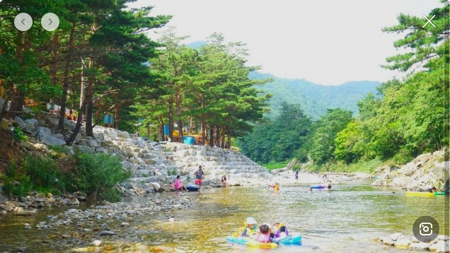 샘골솔밭야영장 이미지