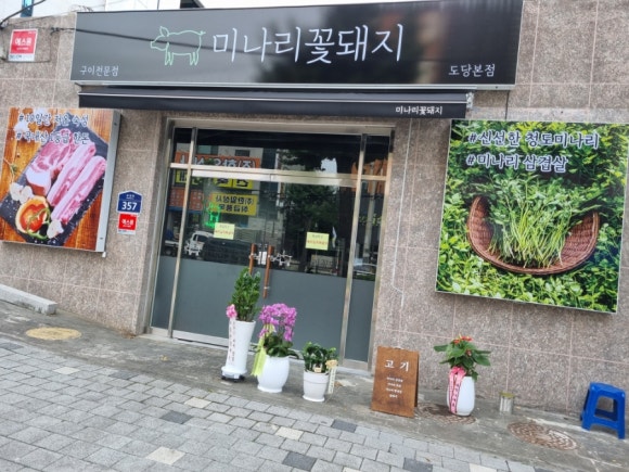 미나리꽃돼지 이미지