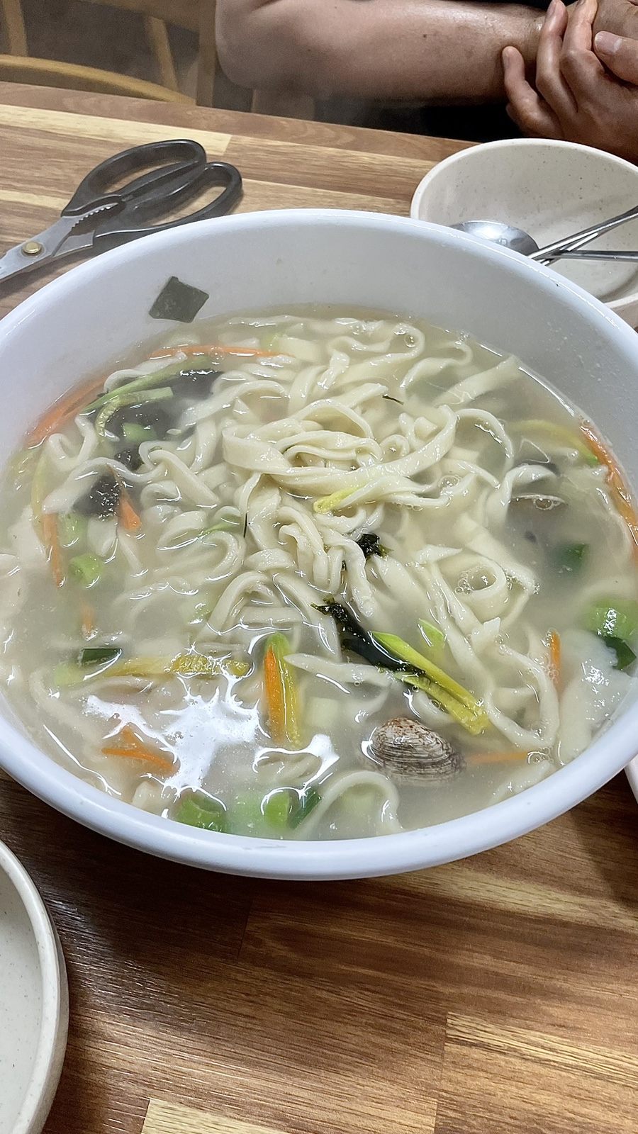 일월바지락 칼국수 이미지
