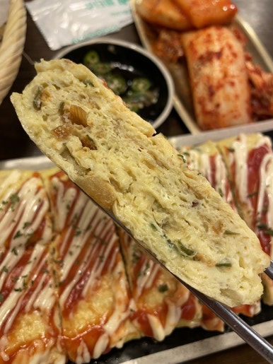 통큰 부추 칼국수 이미지
