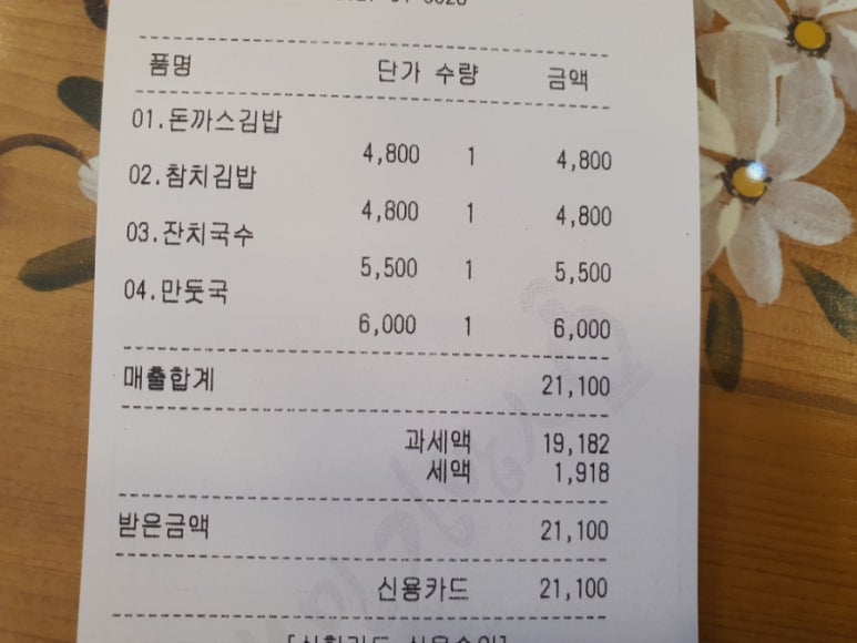 고봉민김밥인용인 이미지