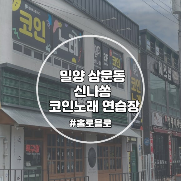 신나쏭코인노래연습장 이미지
