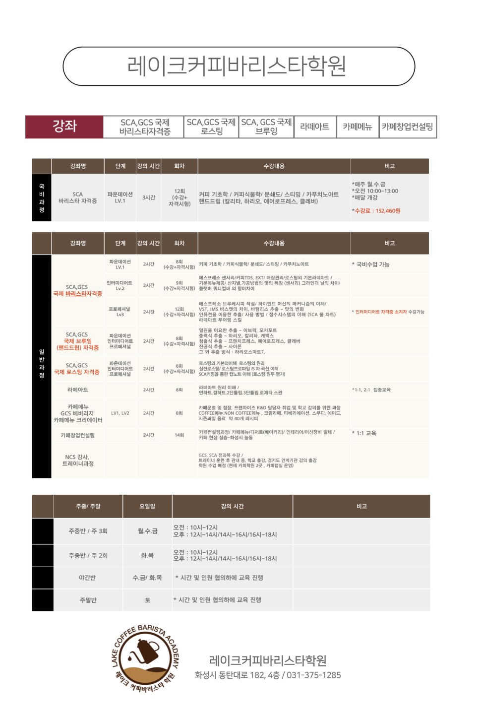 레이크커피바리스타학원 이미지