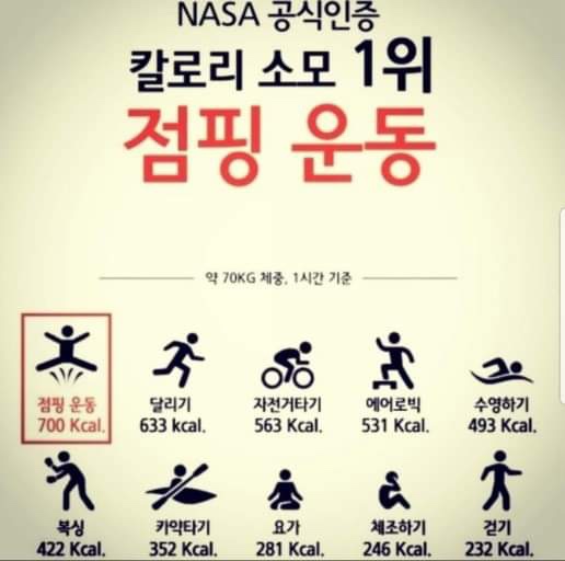점핑스타트램플린운동 이미지