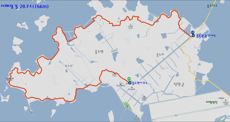 서해랑길 28코스 이미지