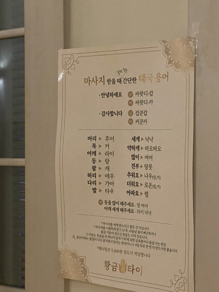 황금손타이 이미지