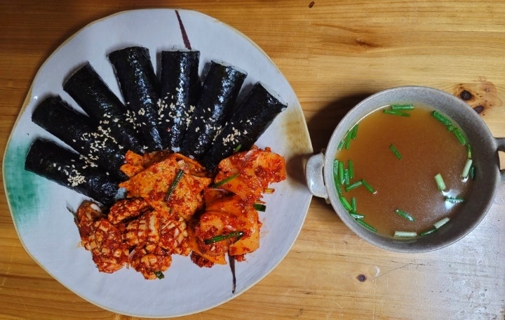 충무김밥 이미지