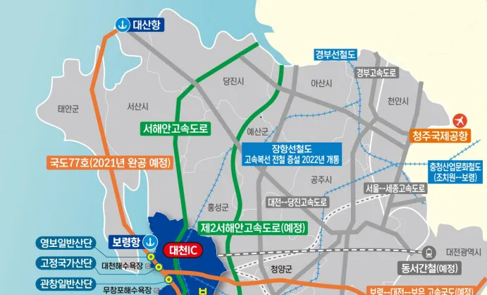 무창포IC 이미지