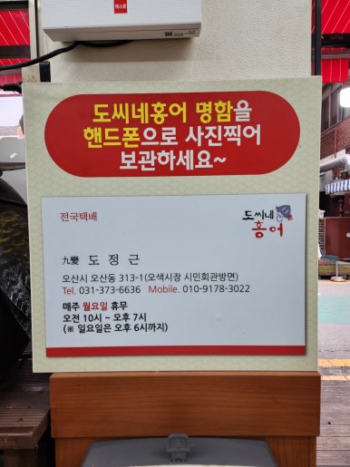 도씨네홍어 이미지