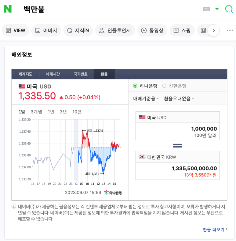 백만불 이미지