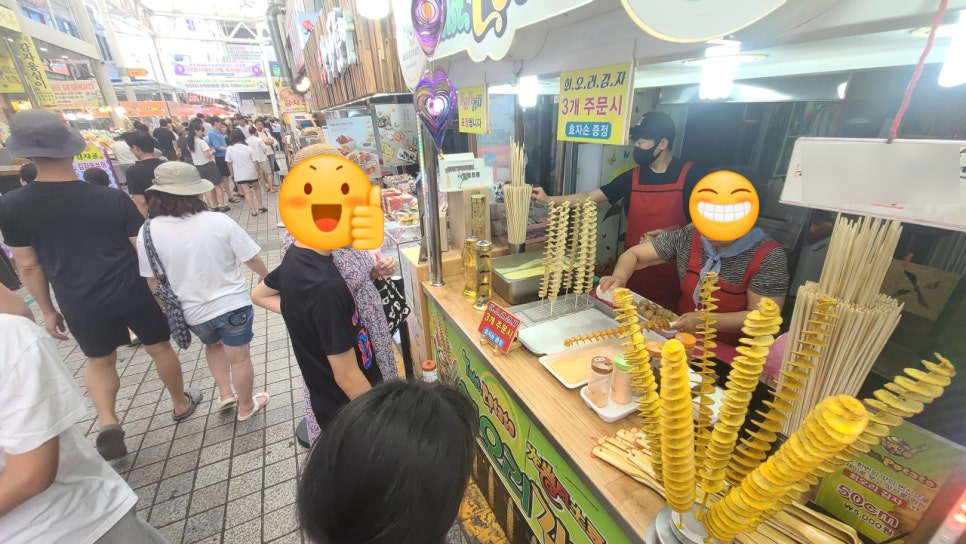 속초회오리감자 이미지