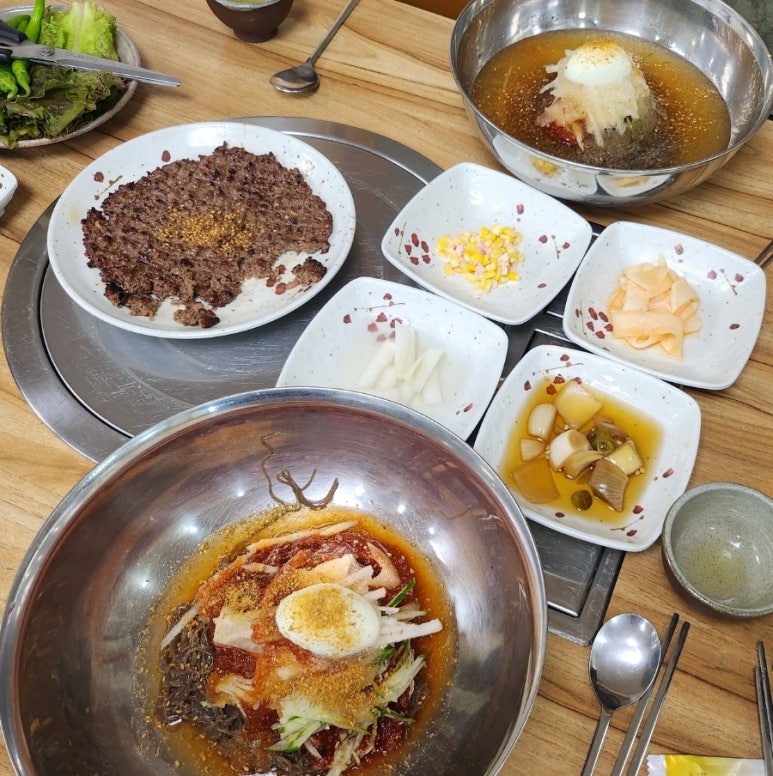 아라가야냉면;석쇠불고기 이미지