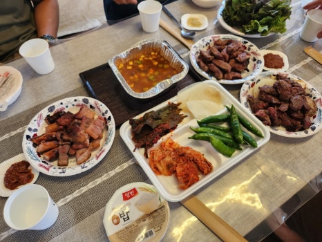 돌멩이캠핑바베큐 이미지