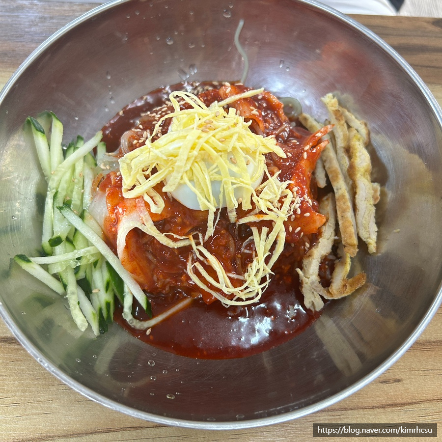 천수밀면 이미지