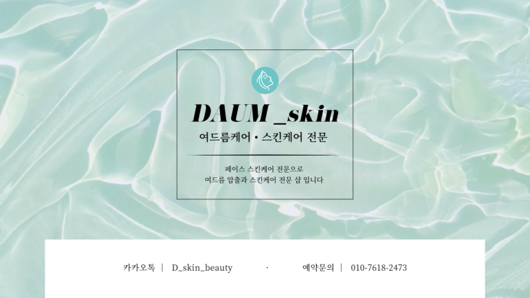 다움스킨 이미지
