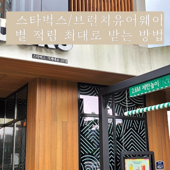 스타벅스 거제대로DT점 이미지