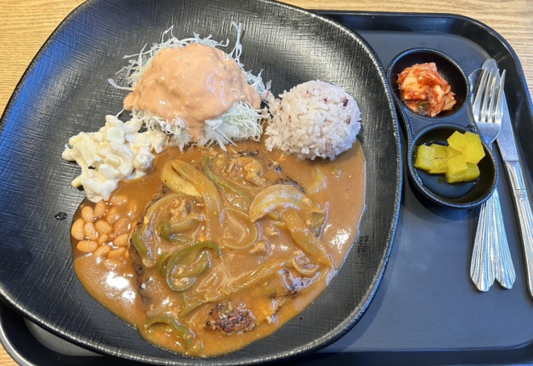 아저씨 수제 함박 이미지