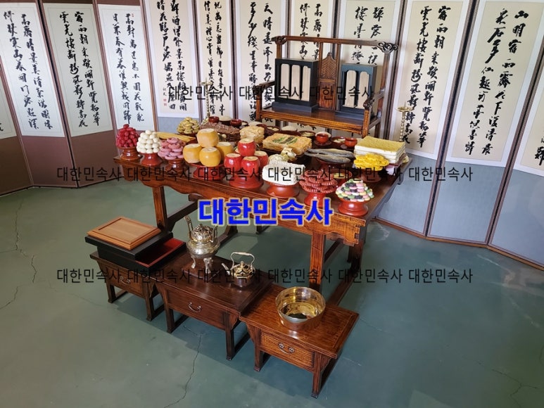 고려종가차례상 이미지