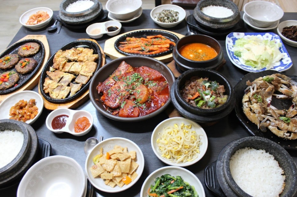시골밥상 이미지