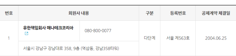 유한책임회사 매나테크코리아 이미지