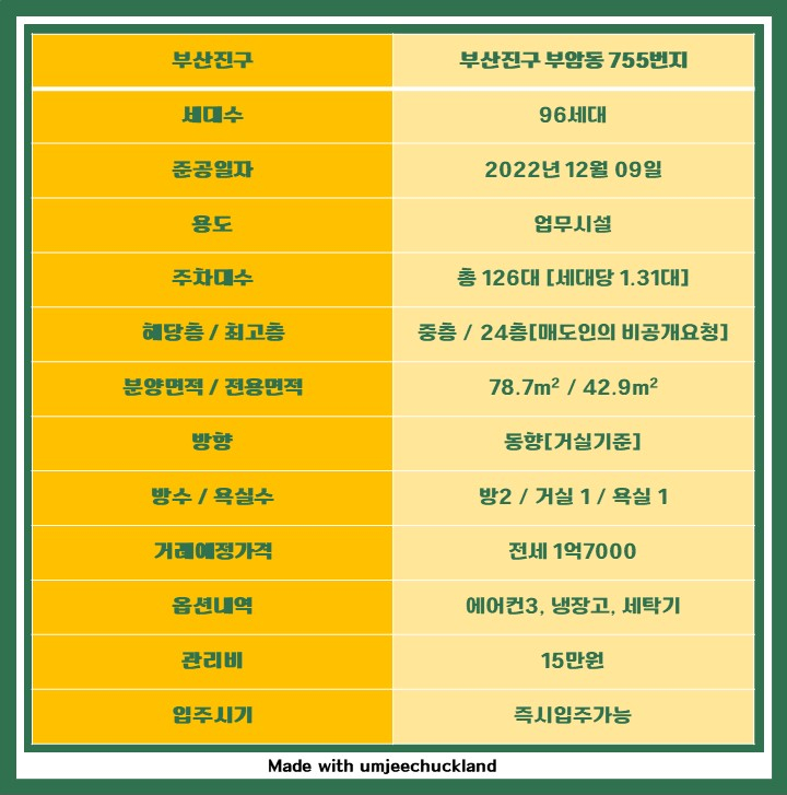 옵션 그린 마트 이미지