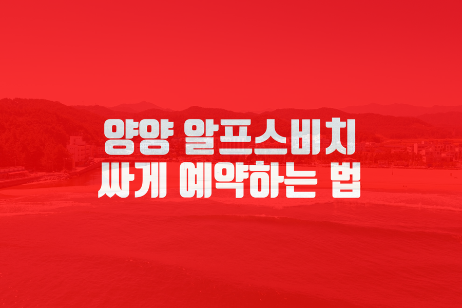알프스비치 이미지