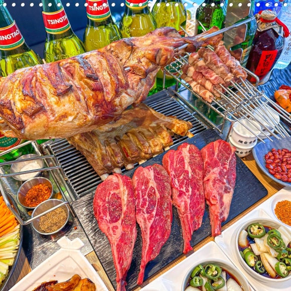 칭다오양꼬치 이미지