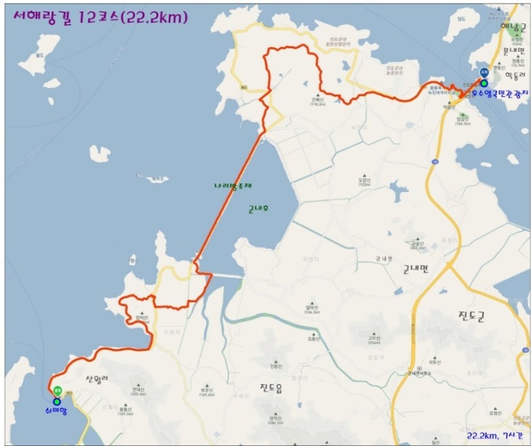 서해랑길 12코스 이미지