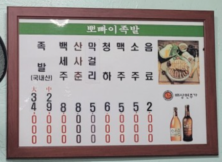 뽀빠이족발 이미지