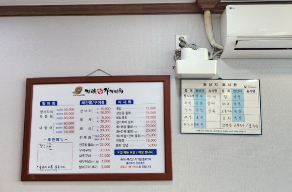 가야참가자미회 이미지
