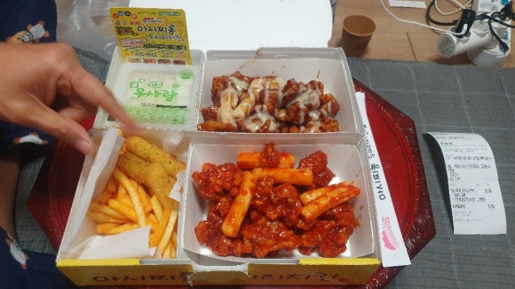 마시찌롱두마리치킨 이미지