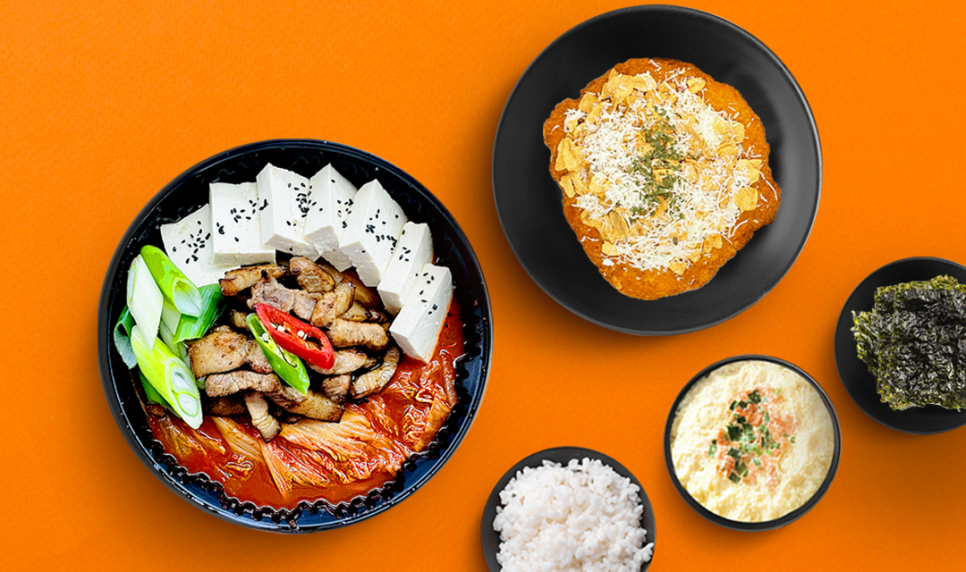 돈까스와김치찌개 이미지