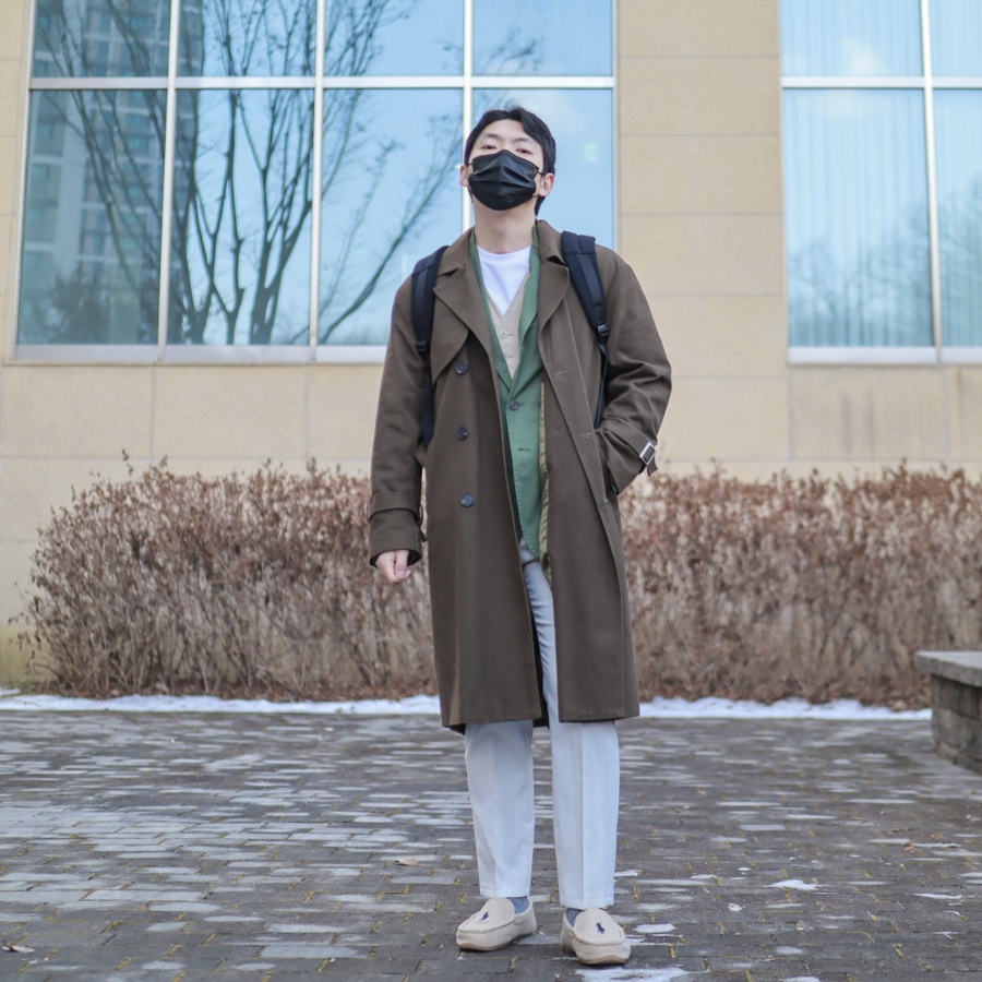 카키색 코트 자켓 코디 옷색깔조합 어울리는 색 남자 데일리룩 : 네이버 블로그