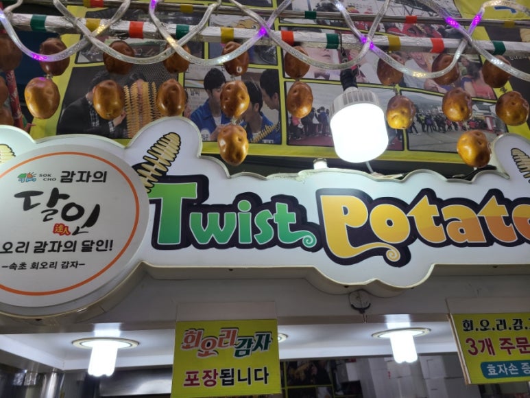 속초회오리감자 이미지