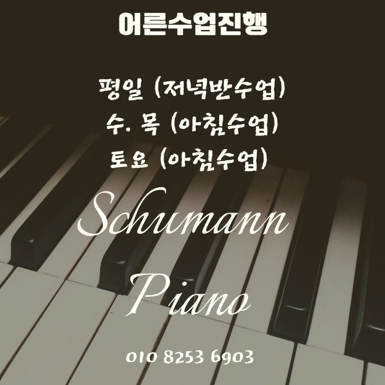슈만피아노교습소 이미지