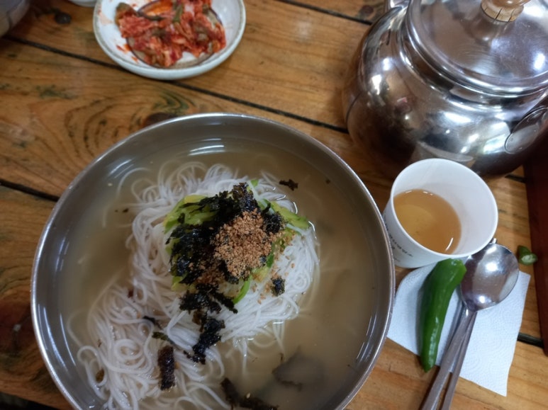 올레길에국수잔치 이미지