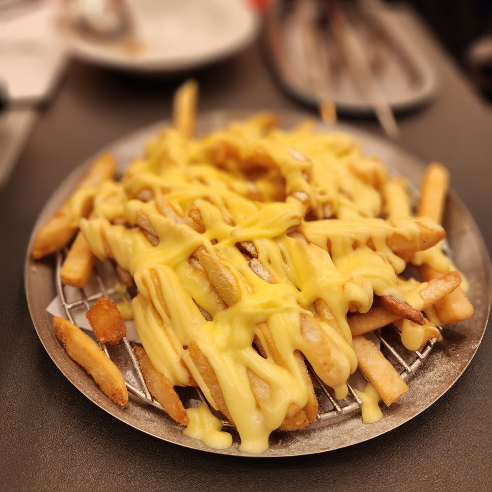 떡볶이&감자튀김 이미지