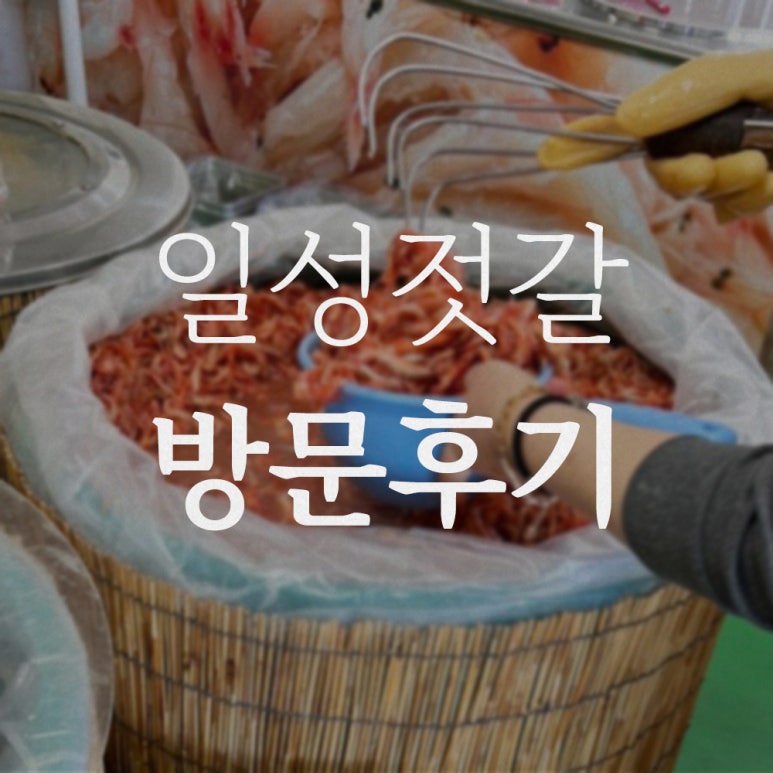 일성젓갈 이미지