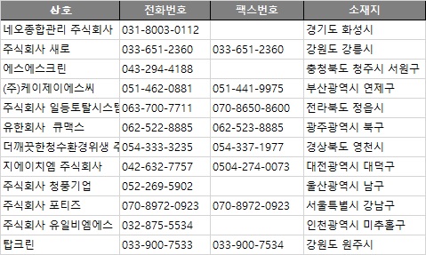 주식회사 청풍 이미지