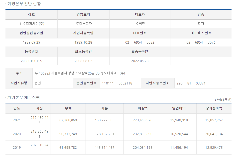 청오디피케이(주)() 이미지